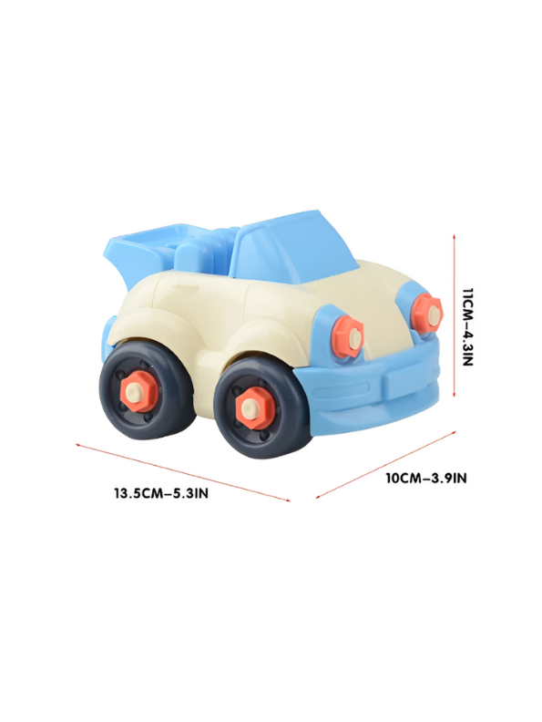 Buildino – DIY Vehicle Toy Combo Set for Kids | Assemble Cars with Screwdriver LMI14840.