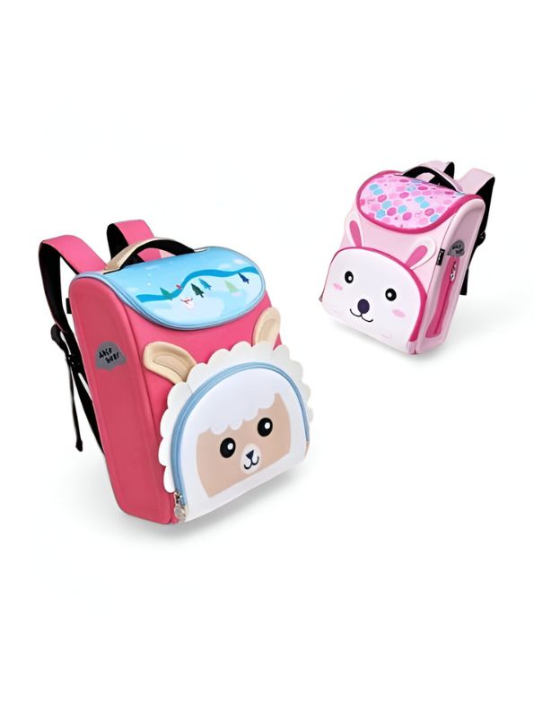 BunnyPack – Bunny Face Kids Backpack – School, College & Kindergarten Bag for Girls & Boys NOV5581.