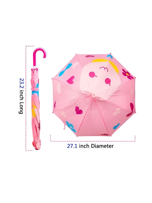 Bunny Umbrella for Kids – Adorable Design with Bunny Ears on Top | Lightweight & Fun Rain Protection NOV6219.