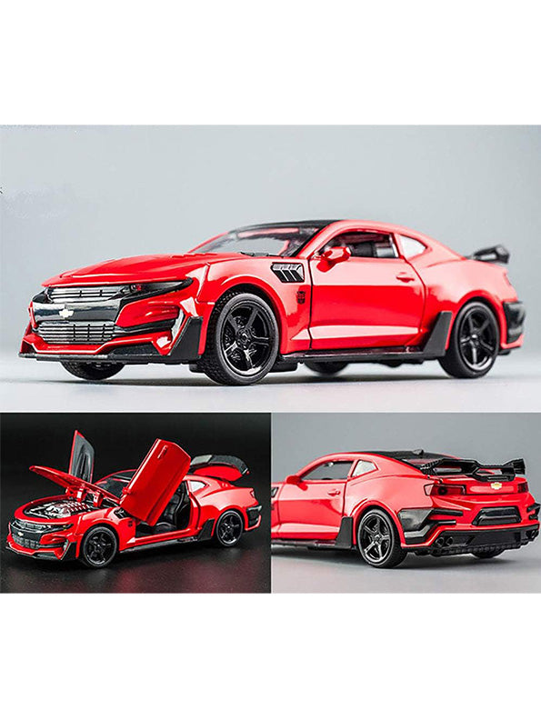 Chevrolet Camaro Metal Model Diecast Car - Red Scale 1:32 (T-M-15) - Toyloft