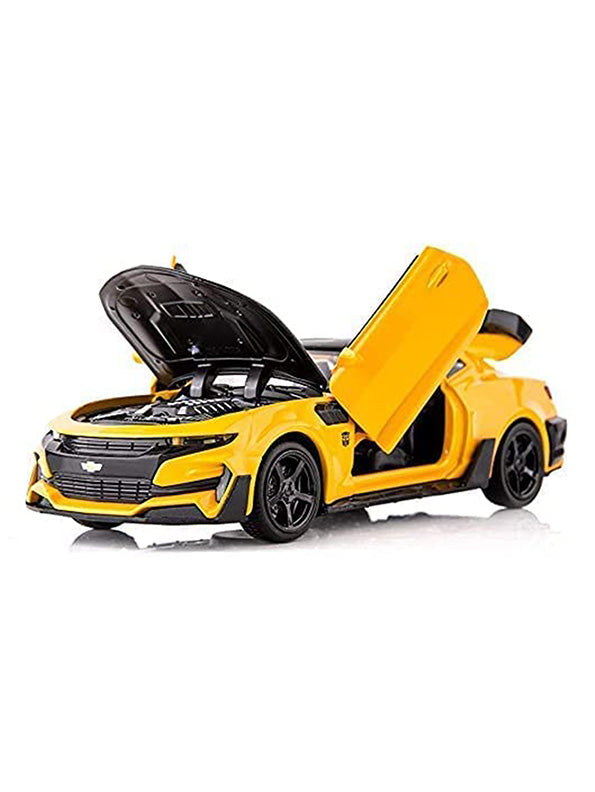 Chevrolet Camaro Metal Model Diecast Car - Yellow Scale 1:32 (T-M-15) - Toyloft