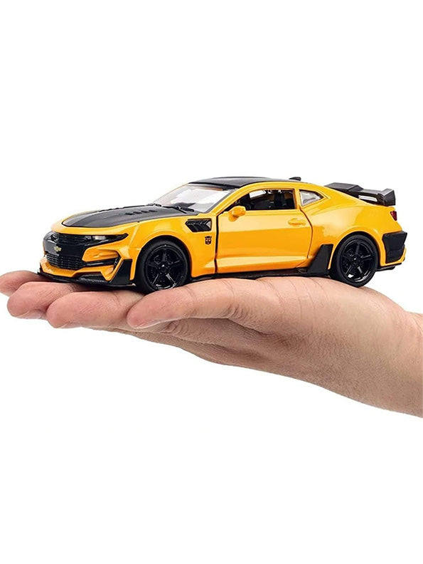 Chevrolet Camaro Model 1:36 Scale Diecast Car - Yellow Metal Collectible | TV-N-24 - Toyloft