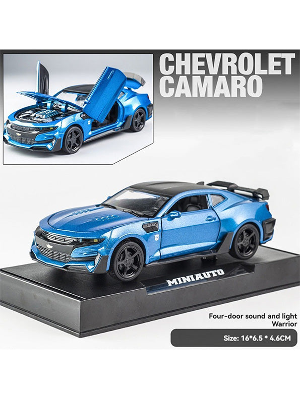 Chevrolet Camaro Model 1:36 Scale Diecast Car - Blue Metal Collectible | TV-N-24 - Toyloft