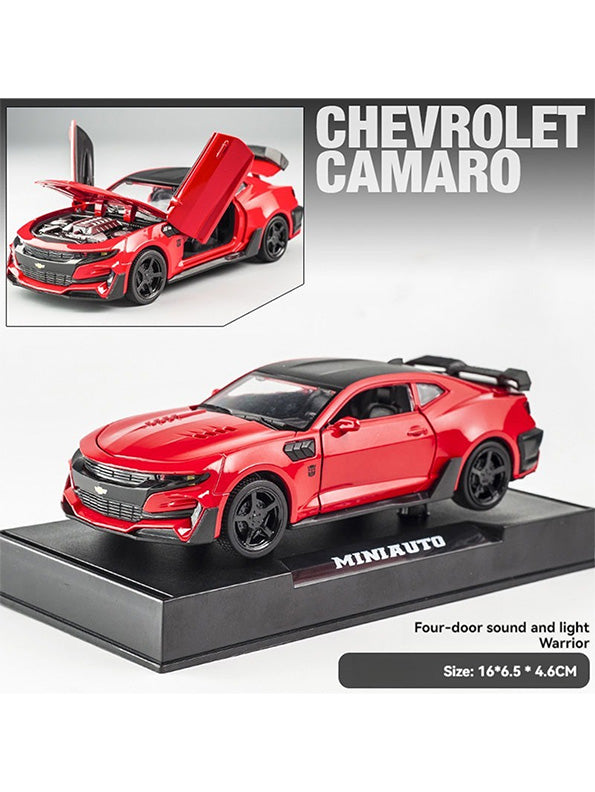Chevrolet Camaro Model 1:36 Scale Diecast Car - Red Metal Collectible | TV-N-24 - Toyloft
