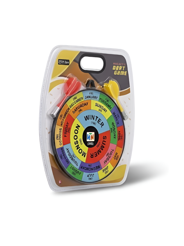 Colorful Magnetic Dart Board with Months & Seasons Learning LMI15167.