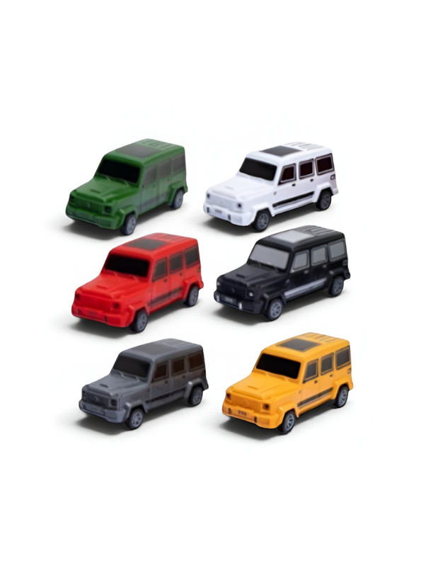 Colorful Pull Back Toy Cars – Off-Road SUV Vehicle Set LMI16078.
