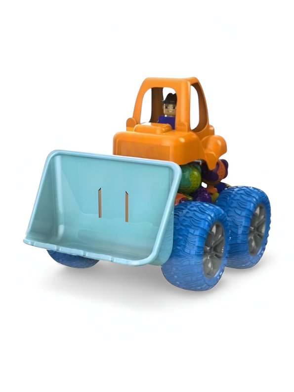 Construction Building Blocks Set – Kids Excavator & Bulldozer Toy Kit TV1387.