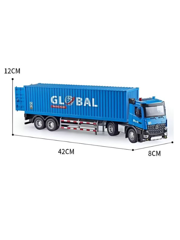 Container Transport Truck – Heavy-Duty Alloy Container Vehicle for Kids & Collectors LMI15074.