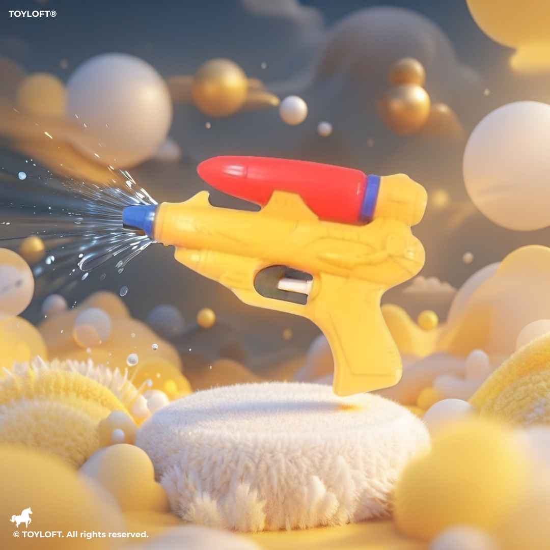 PocketBlaze – Mini Water Gun | Heavy Duty Handheld Pichkari for Summer & Holi Yellow LMI14384.