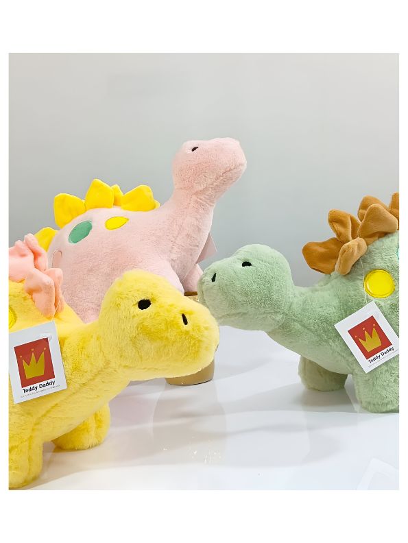Yellow - Tyra Dragon - Premium Ultra-Soft Stuffed Plush Toy for Kids and Elegant Home Décor | 10 inches - MS14505.