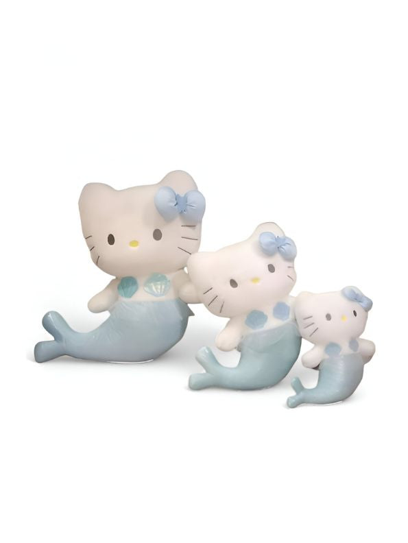 Blue - Sanrio Kuromi Mermaid Soft Toy – Adorable Kawaii Pillow, Cozy Room Decoration & Anime Collectible Gift 10 inch - MS13986