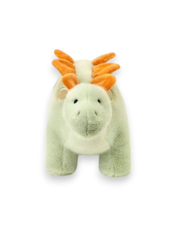 Green - Tyra Dragon - Premium Ultra-Soft Stuffed Plush Toy for Kids and Elegant Home Décor | 10 inches - MS14505.