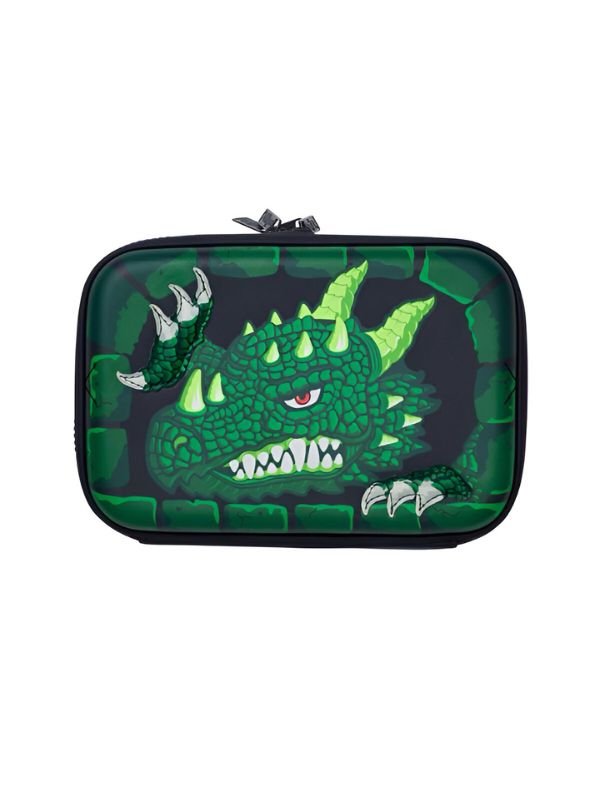 Crocster – Crocodile Face Pencil Pouch for Kids | Single Chain Case | Fun Animal Design for Colour Pens & Stationery NOV8556.