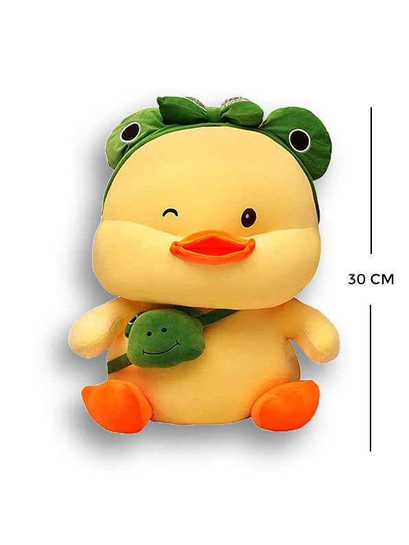 Cute Yellow Duck Doll Soft Toy - Big Plush Pillow for Children (30 CM) | Adorable Doll for Kids - Toyloft