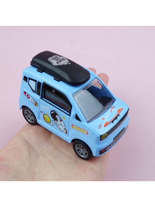 Cute Mini Station Wagon Toy Car Set 12 Pack | Adorable Pull-Back Action Vehicles for Kids LMI15843.