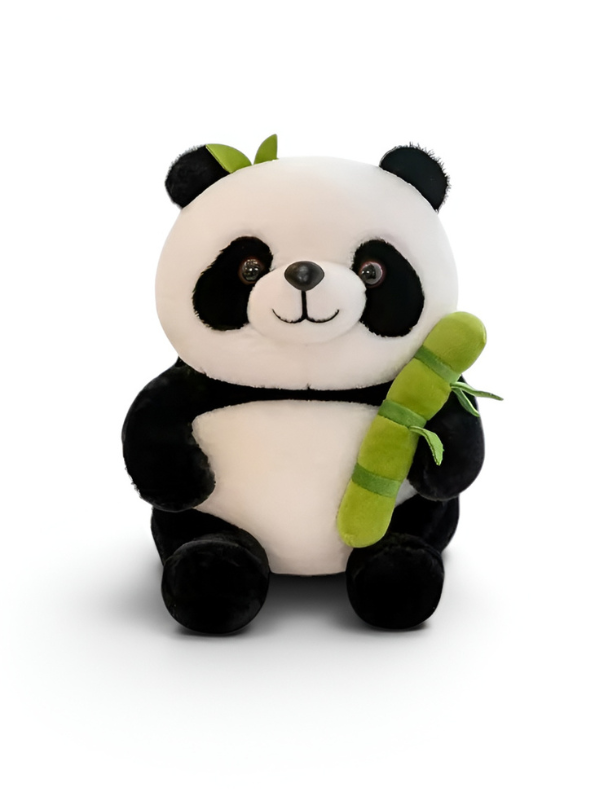 Cute Panda Plush Toy with Bamboo Stalk – 23cm Stuffed Panda Bear Doll ST14662.