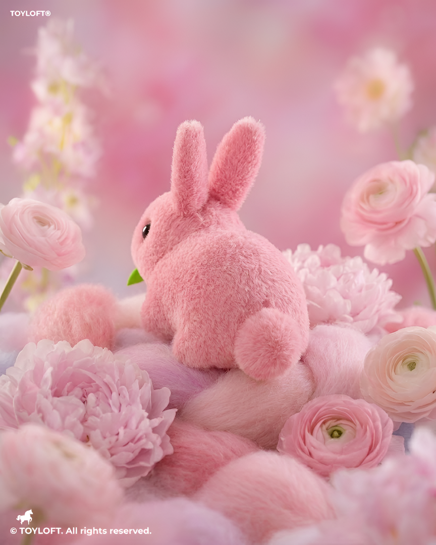 Cute Pink Bunny Stuffed Plush Toy – 7 Inch Soft Rabbit for Kids ST11955