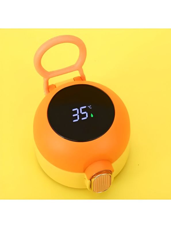 Skateboard - CuteQuack – Cute Duck Print Temperature Water Bottle for Kids | 450ml Stainless Steel Push Button Flask NOV8340.