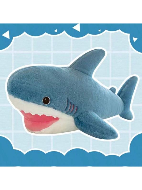 Cute Shark - Fish Teddy Bear Soft Toy For Babies 10 inch - MS14454.