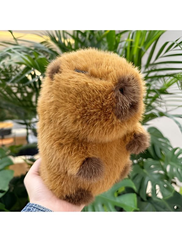 Capybara Plush Pillow – Soft, Adorable, and Comforting Large Capybara Soft Toy for Kids & Adults 7 inch - MS14473.