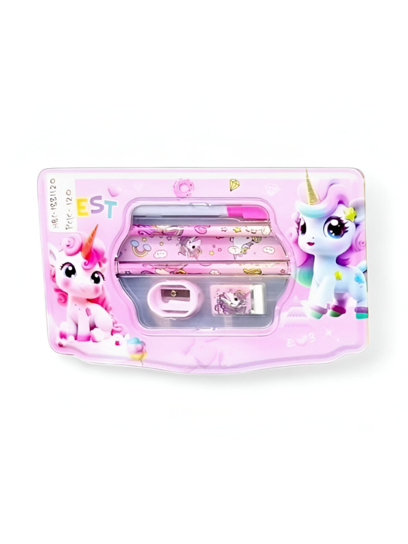 Cute Unicorn Hard Shell Pencil Case | 3D Design Stationery Pouch for Girls | Back to School Organizer Gift NOVHBC-1881120.