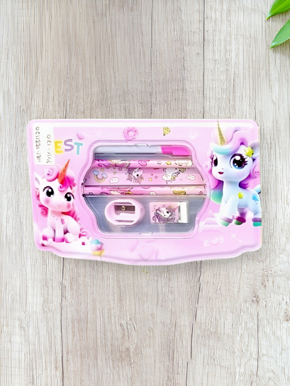 Cute Unicorn Hard Shell Pencil Case | 3D Design Stationery Pouch for Girls | Back to School Organizer Gift NOVHBC-1881120.