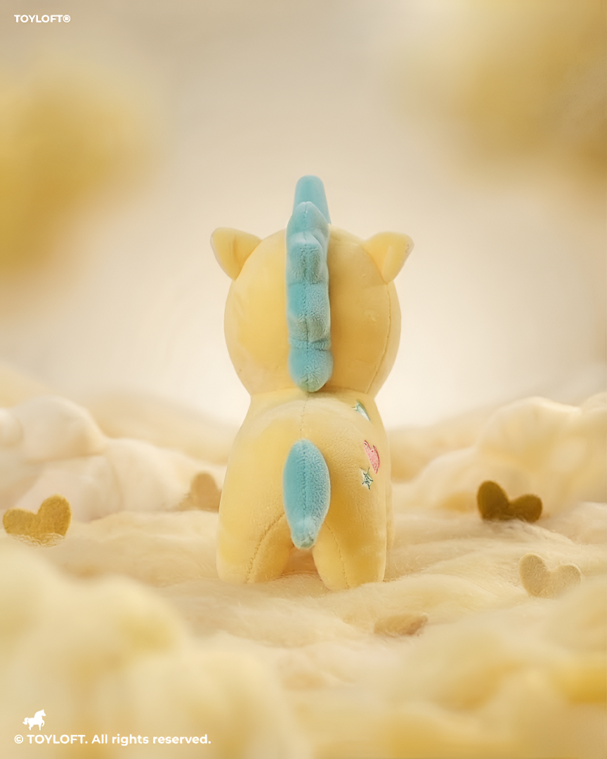 Cute Yellow Unicorn Dinosaur Stuffed Animal Plush Soft Toy ST9625