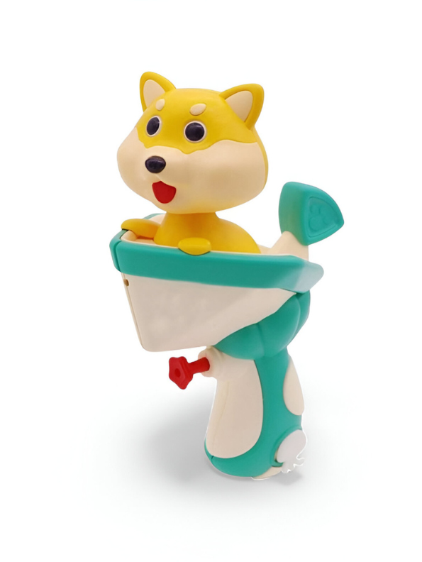 Cute Shiba Inu Water Gun Toy - Kids Pichkari Water Blaster | Shiba Dog Water Pistol for Holi & Outdoor Fun LMI11304.