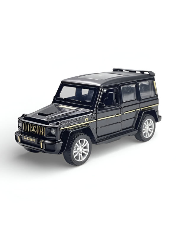 Mercedes-Benz G-Class G63 AMG Diecast Model Car - 1:36 Scale - Black Trim, Sound & Light Features LMI16081