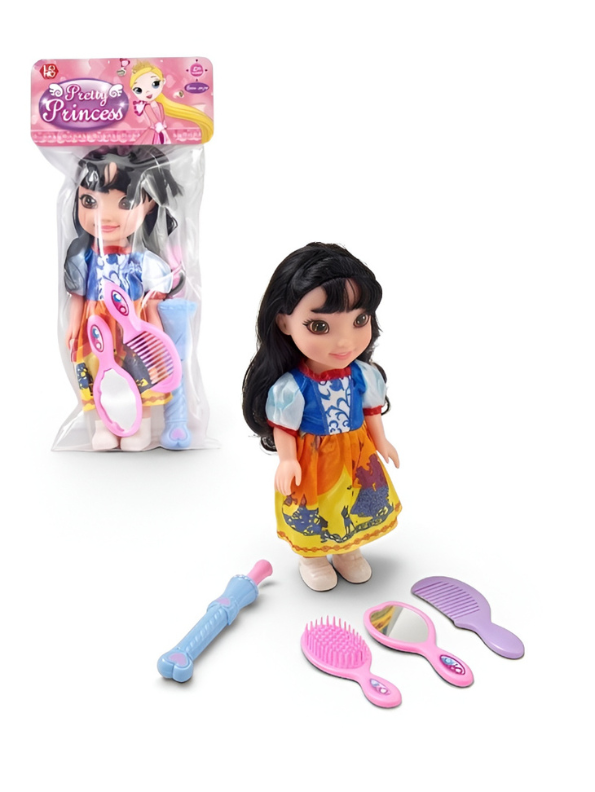 Pretty Princess Fashion Doll Toy Set with Hairdressing Styling Accessories LMI11751