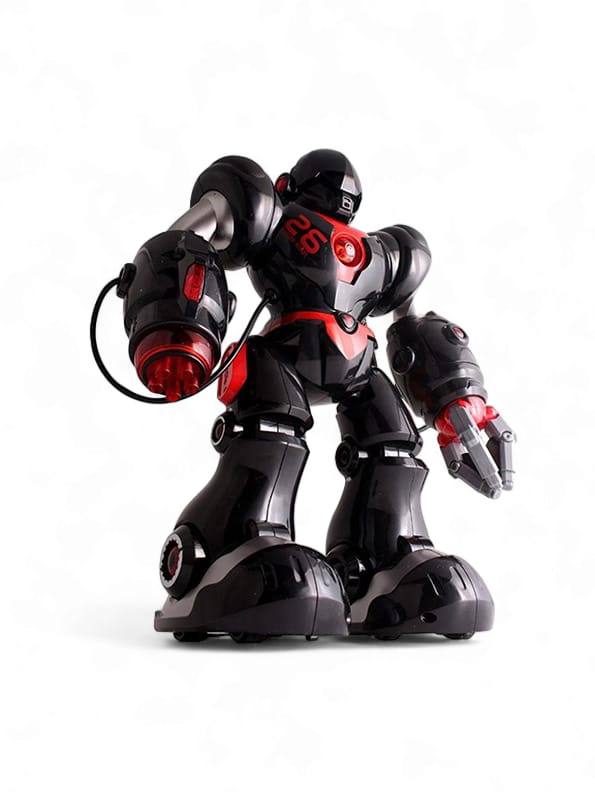 Dancing Hero President Robot Toy With Music & 3D Lights - Black (MS-M-27) - Toyloft