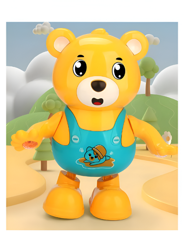Dancing Musical Bear Toy for Toddlers | Walking & Talking w/ LED Lights | Battery Operated Funny Toy LMI15140.