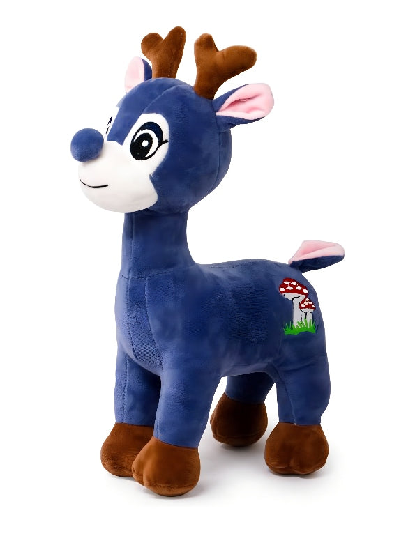 Deer Soft Toy For Kids - Blue (MS-M-4) - Toyloft