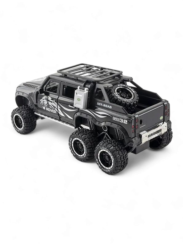 Defender Rover Metal Diecast Car Scale 1:24 - Black (S) - Toyloft