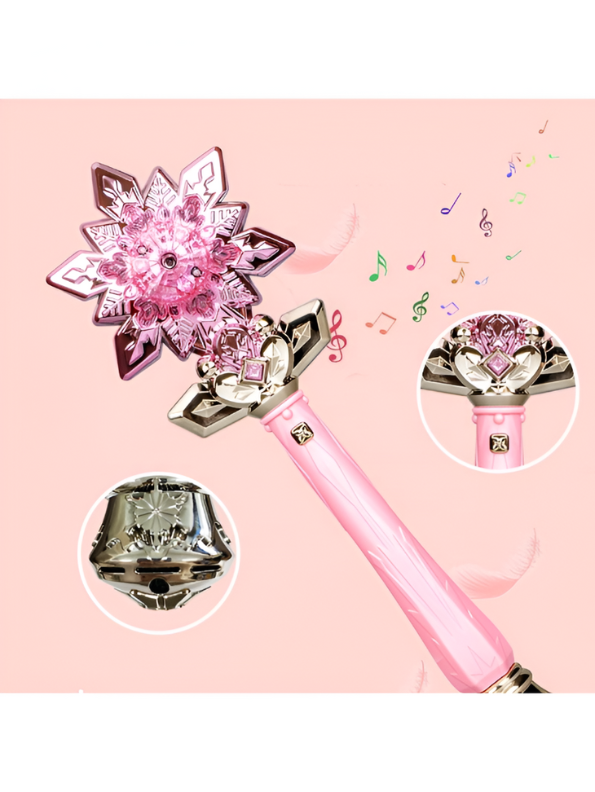 Diamond Magic Wand – Spray Outlet with LED Light & Music | Luxury Water Spray Wand - Pink NX15703.