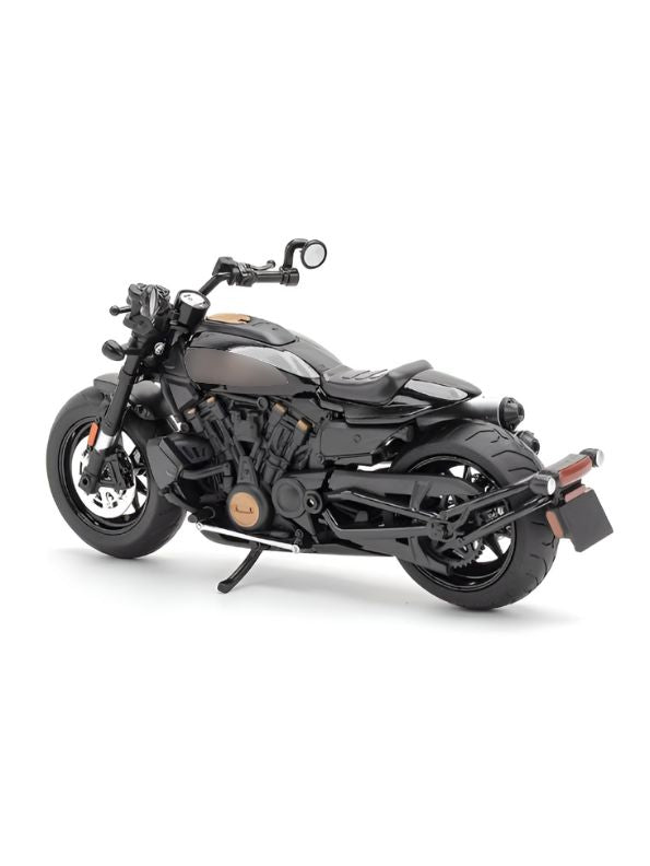 Diecast Bike Metal - Brown- TV – With Acrylic Display Box.