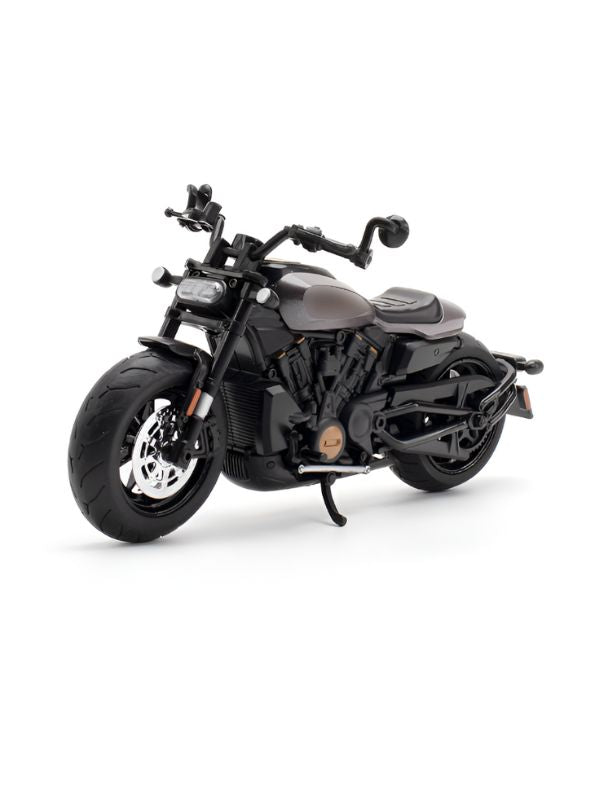 Diecast Bike Metal - Brown- TV – With Acrylic Display Box.
