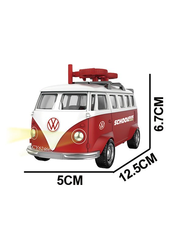 Diecast School Bus Model - Red 1:24 Scale Collectible Toy | NX-N-24