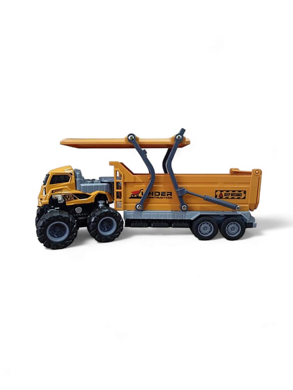 Diecast Transport Truck Toys - Yellow (L-J-5) - Toyloft