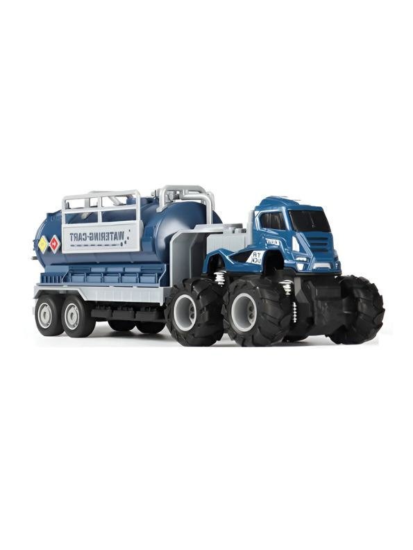 Blue - Oil Tanker Truck Toy - Realistic Model for Collectors & Kids LMI13221.