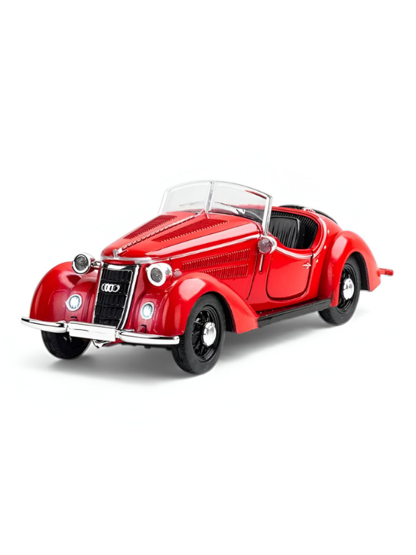 1936 Wanderer W25K Roadster Diecast Model 1:32 Scale – Red Vintage Audi Classic CRA Collectible Car TV2674