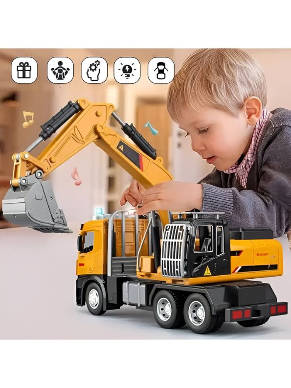 DiggerPro X1– Durable Excavator Playset for Active Learning LMI15066.