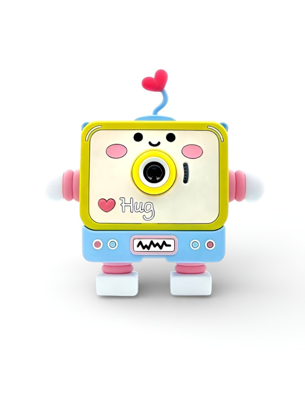 Digital Camera with Cute Robot Design – HD Photo, 1080P Video, Selfie Camera MD3512.