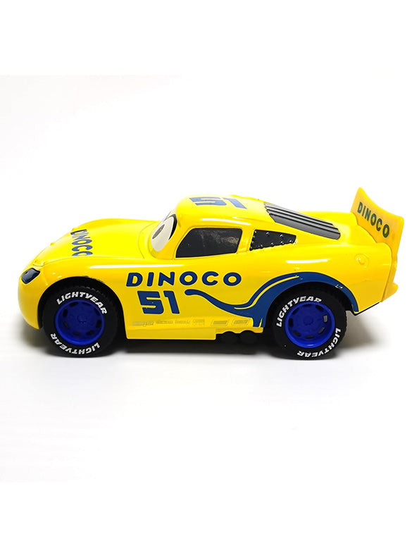 Dinoco McQueen Cars Anime Car Toy - Yellow (T-M-16): Lightning McQueen, Flash McQueen, and Hot Wheels Action for Cars 3 and Cars 2 Fans! - Toyloft