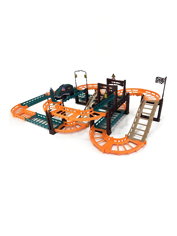 Dino Track Set With Sound And Light (MS-M-27) - Toyloft