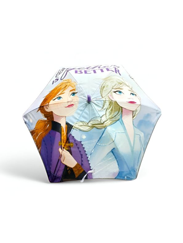 Disney Frozen Sisters Kids Umbrella – 50 cm Elsa & Anna Printed Umbrella for Girls NOV9695.