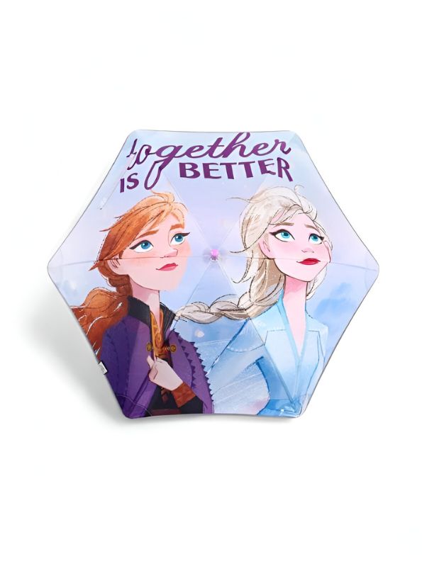Disney Frozen Sisters Kids Umbrella – 50 cm Elsa & Anna Printed Umbrella for Girls NOV9695.