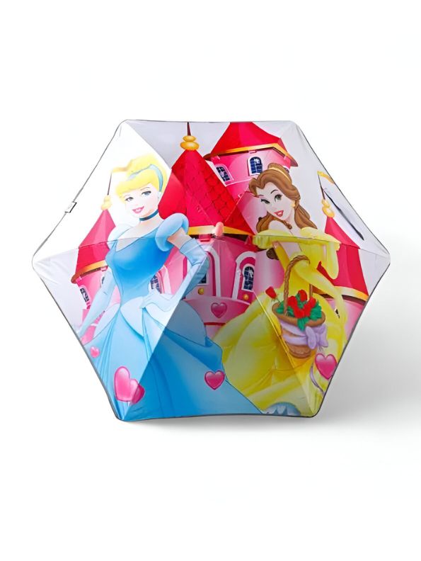 Disney Princess Umbrella for Kids – 50cm Cute & Colorful Rain Protection with Favorite Characters NOV9695.