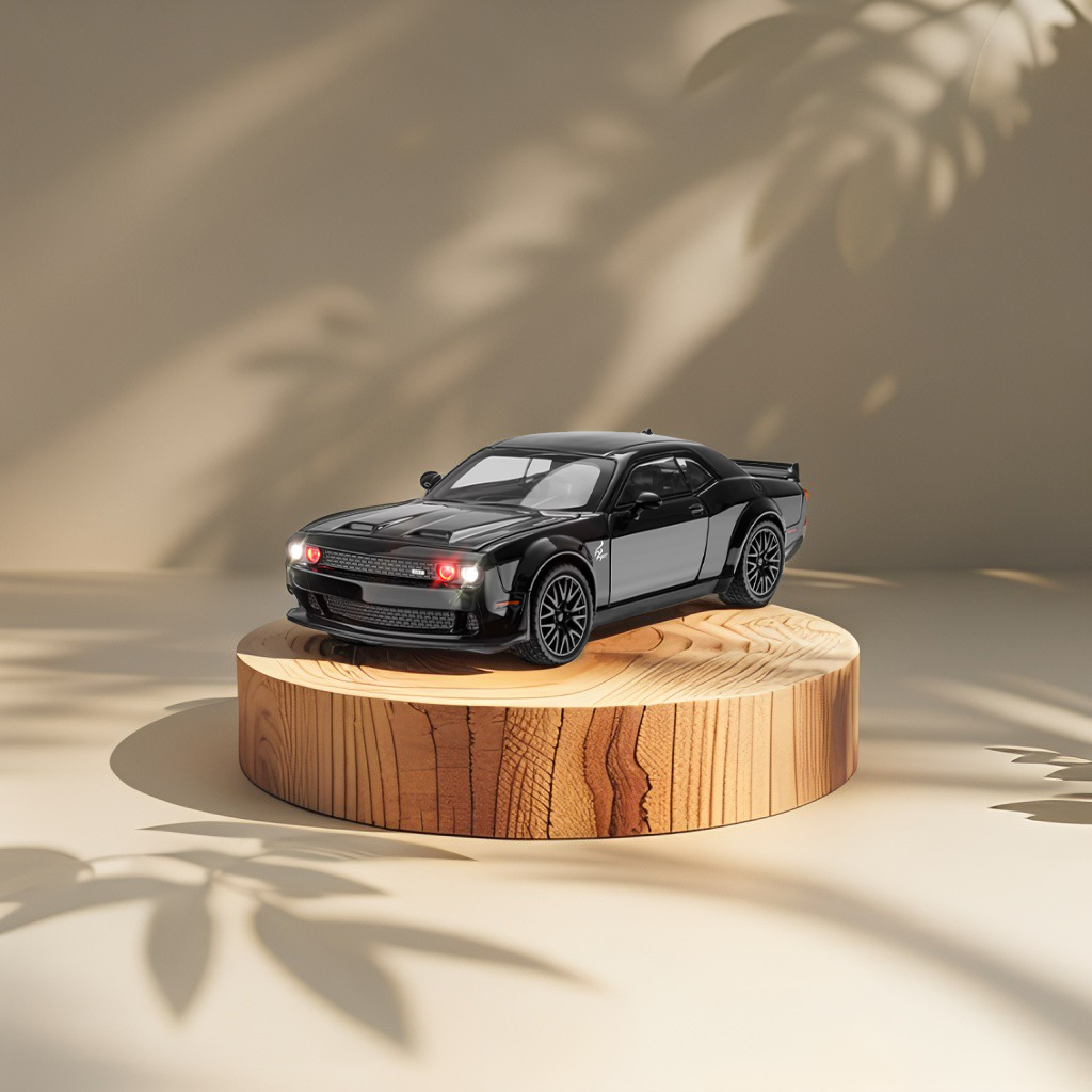 Dodge Challenger Hellcat 1:24 Diecast Metal Model - Scale 1:24