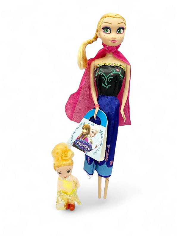 Disney Frozen Modern Doll Set for Girls - Black (L-J-4) | Stylish Barbie-Inspired Dolls for Magical Adventures - Toyloft